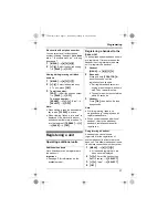 Предварительный просмотр 27 страницы Panasonic KX-TG4031C Operating Instructions Manual