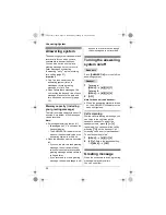 Предварительный просмотр 32 страницы Panasonic KX-TG4031C Operating Instructions Manual