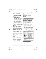 Предварительный просмотр 33 страницы Panasonic KX-TG4031C Operating Instructions Manual