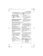 Предварительный просмотр 35 страницы Panasonic KX-TG4031C Operating Instructions Manual