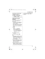 Предварительный просмотр 39 страницы Panasonic KX-TG4031C Operating Instructions Manual