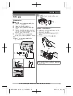 Preview for 9 page of Panasonic KX-TG403SK Operating Instructions Manual