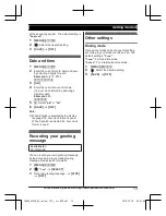 Preview for 13 page of Panasonic KX-TG403SK Operating Instructions Manual