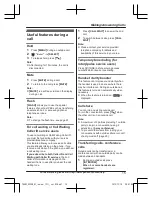 Preview for 15 page of Panasonic KX-TG403SK Operating Instructions Manual