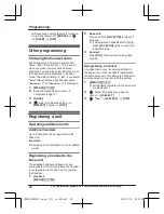 Preview for 26 page of Panasonic KX-TG403SK Operating Instructions Manual