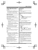 Preview for 27 page of Panasonic KX-TG403SK Operating Instructions Manual