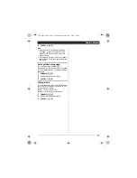 Preview for 15 page of Panasonic KX-TG4111C Operating Instructions Manual