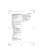 Предварительный просмотр 27 страницы Panasonic KX-TG4111C Operating Instructions Manual