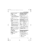 Предварительный просмотр 33 страницы Panasonic KX-TG4111C Operating Instructions Manual