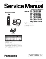 Preview for 1 page of Panasonic KX-TG4111CB Service Manual