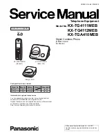 Panasonic KX-TG4111MEB Service Manual preview