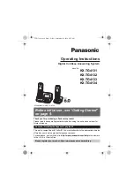 Preview for 1 page of Panasonic KX-TG4131 Operating Instructions Manual