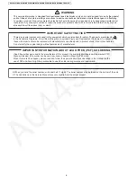 Предварительный просмотр 2 страницы Panasonic KX-TG4221N Service Manual