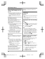 Предварительный просмотр 20 страницы Panasonic KX-TG4222C Operating Instructions Manual