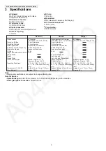 Предварительный просмотр 6 страницы Panasonic KX-TG4222CB Service Manual