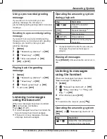 Preview for 25 page of Panasonic KX-TG4222N Operating Instructions Manual