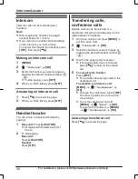 Preview for 30 page of Panasonic KX-TG4222N Operating Instructions Manual