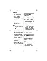 Предварительный просмотр 6 страницы Panasonic KX-TG4311BX Operating Instructions Manual