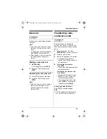 Предварительный просмотр 29 страницы Panasonic KX-TG4311BX Operating Instructions Manual