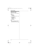 Предварительный просмотр 30 страницы Panasonic KX-TG4311BX Operating Instructions Manual