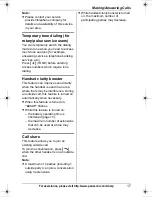 Preview for 17 page of Panasonic KX-TG4321 Operating Instructions Manual