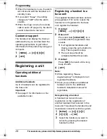 Preview for 26 page of Panasonic KX-TG4321 Operating Instructions Manual