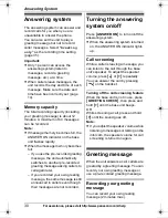 Preview for 30 page of Panasonic KX-TG4321 Operating Instructions Manual