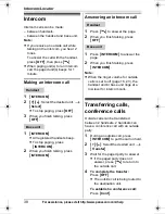 Preview for 38 page of Panasonic KX-TG4321 Operating Instructions Manual