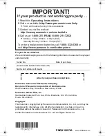 Предварительный просмотр 56 страницы Panasonic KX-TG4321 Operating Instructions Manual