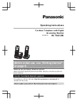 Panasonic KX-TG432SK Operating Instructions Manual preview