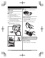 Предварительный просмотр 9 страницы Panasonic KX-TG432SK Operating Instructions Manual