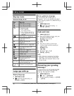 Предварительный просмотр 12 страницы Panasonic KX-TG432SK Operating Instructions Manual