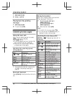 Предварительный просмотр 30 страницы Panasonic KX-TG432SK Operating Instructions Manual