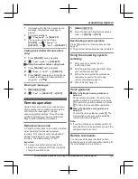 Предварительный просмотр 31 страницы Panasonic KX-TG432SK Operating Instructions Manual