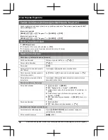 Предварительный просмотр 46 страницы Panasonic KX-TG432SK Operating Instructions Manual