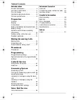 Preview for 2 page of Panasonic KX-TG4381AL Operating Instructions Manual