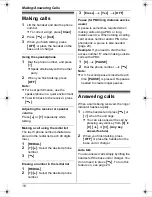 Preview for 16 page of Panasonic KX-TG4381AL Operating Instructions Manual