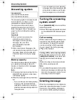 Preview for 30 page of Panasonic KX-TG4381AL Operating Instructions Manual