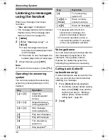 Preview for 32 page of Panasonic KX-TG4381AL Operating Instructions Manual