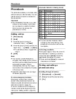 Предварительный просмотр 20 страницы Panasonic KX-TG4381NZ Operating Instructions Manual