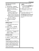 Предварительный просмотр 21 страницы Panasonic KX-TG4381NZ Operating Instructions Manual