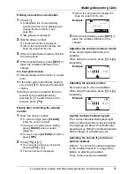 Предварительный просмотр 31 страницы Panasonic KX-TG4500 - Cordless Phone And 4 Handsets Operating Instructions Manual