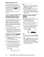 Предварительный просмотр 34 страницы Panasonic KX-TG4500 - Cordless Phone And 4 Handsets Operating Instructions Manual