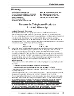 Предварительный просмотр 115 страницы Panasonic KX-TG4500 - Cordless Phone And 4 Handsets Operating Instructions Manual