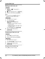 Предварительный просмотр 32 страницы Panasonic KX-TG454SK Operating Instructions Manual