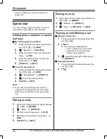 Предварительный просмотр 36 страницы Panasonic KX-TG454SK Operating Instructions Manual