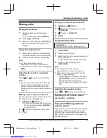 Preview for 17 page of Panasonic KX-TG4731 Operating Instructions Manual