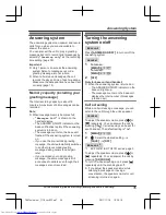 Preview for 35 page of Panasonic KX-TG4731 Operating Instructions Manual