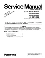 Предварительный просмотр 97 страницы Panasonic KX-TG4732B Service Manual