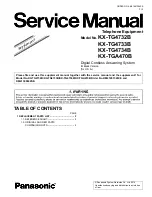 Предварительный просмотр 101 страницы Panasonic KX-TG4732B Service Manual